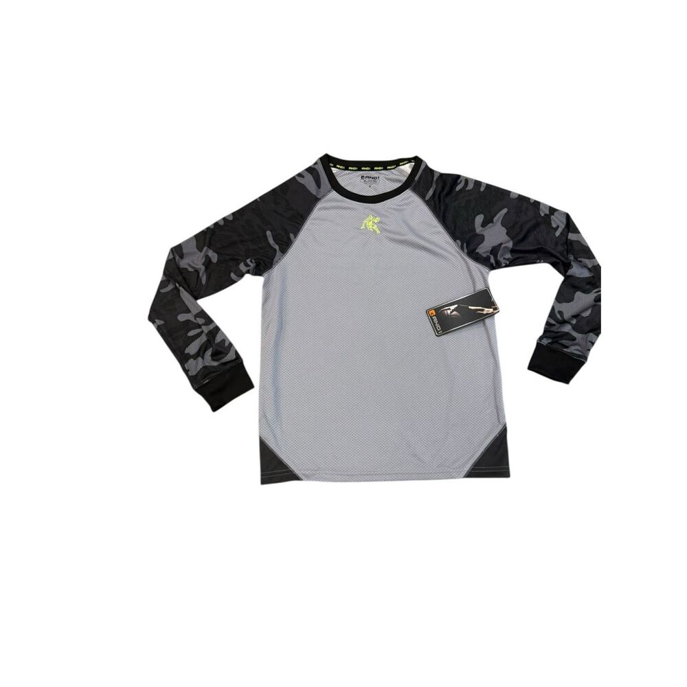 NWT AND1 Boys Free Throw Long Sleeve Performance Top XL 14/16